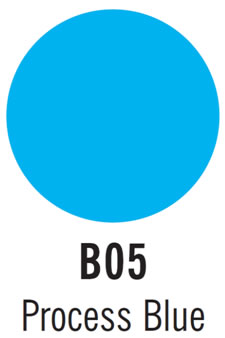copic marker color process blue b05